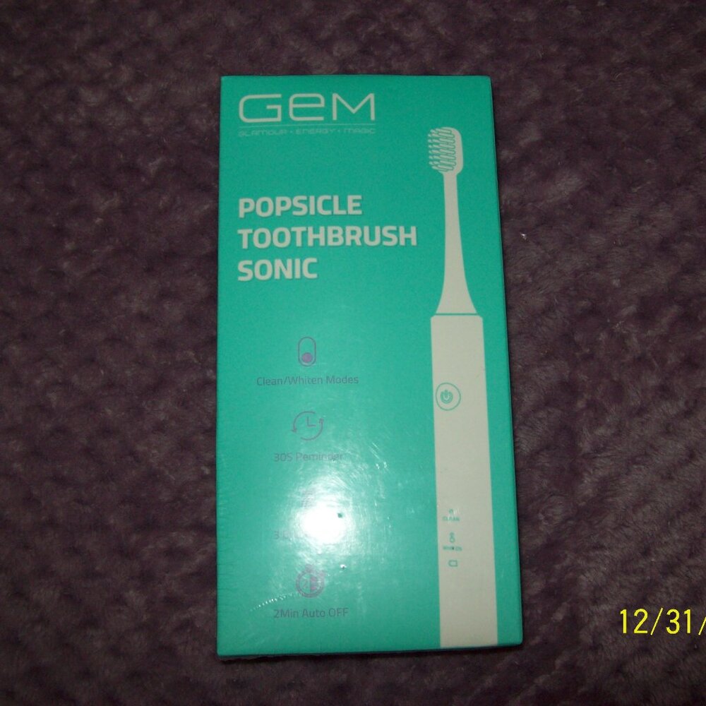 GEM GLAMOUR ENERGY MAGIC Sonic Electric Toothbrush for Adults and Kids